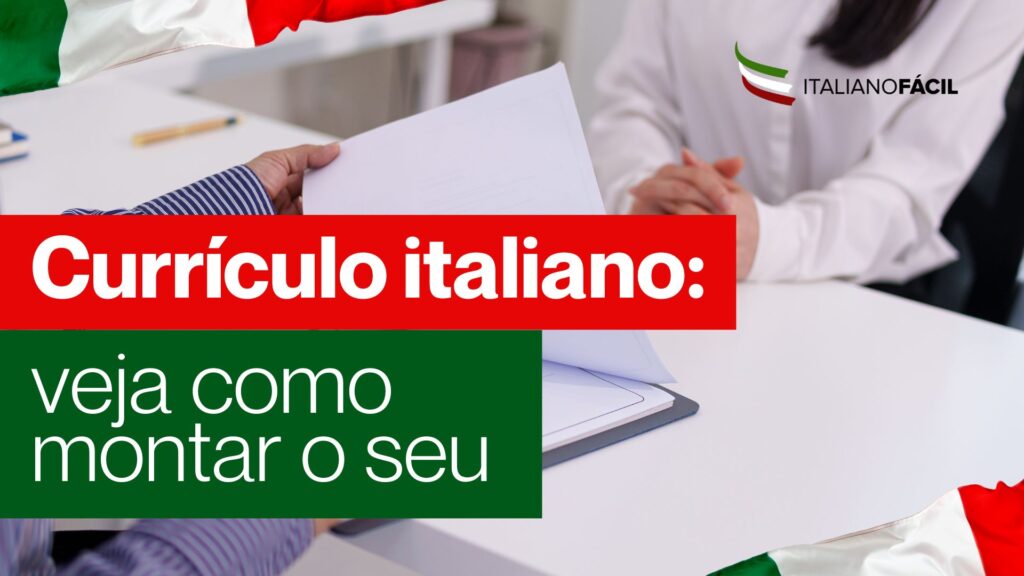 Aprenda a montar um currículo italiano no padrão europeu e aumente suas chances de conseguir vagas no mercado de trabalho da Itália.